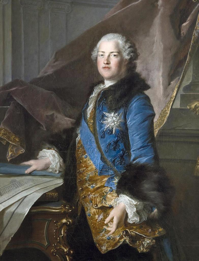 Louis Tocqué, Abel François Poisson, marquis de Marigny, 1755. Huile sur toile, 137,5 x 104 cm. Versailles, musée national du château de Versailles et de Trianon.
