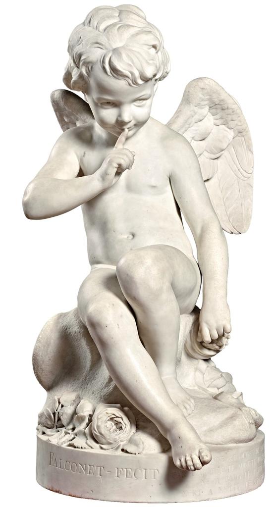 Étienne Maurice Falconet, L’Amour menaçant, 1755-1757. Marbre, 91,5 x 50 x 62 cm. Paris, musée du Louvre.