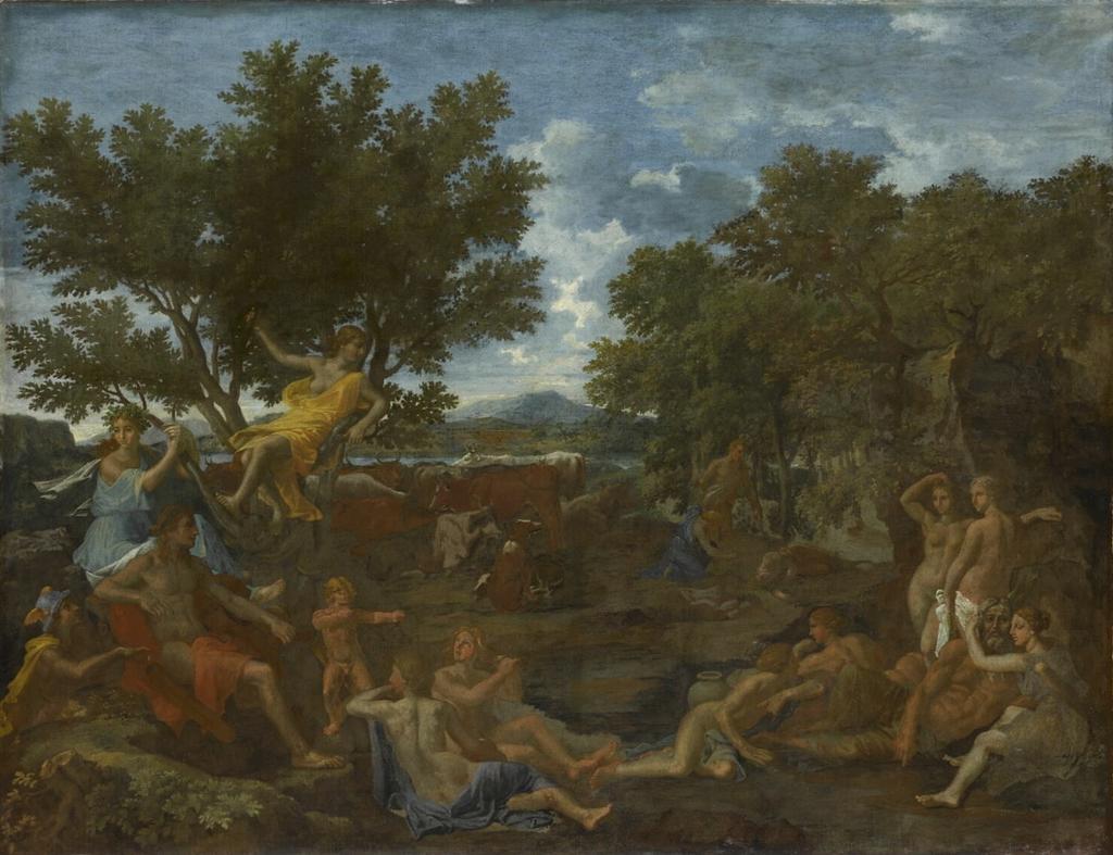 Apollon amoureux de Daphné, vers 1664. Huile sur toile, 155 x 200 cm. Paris, musée du Louvre. 