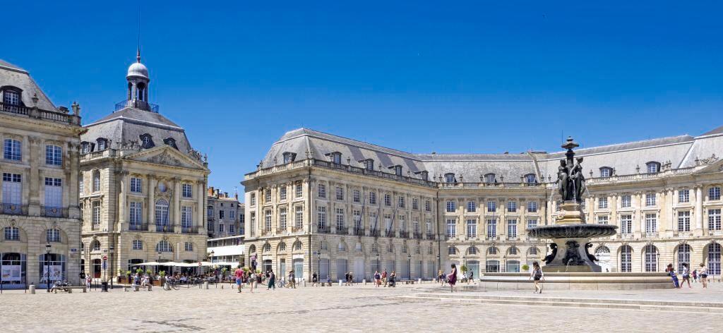 La place de la Bourse à Bordeaux.