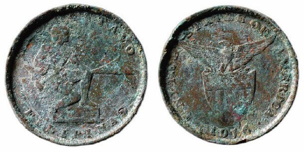 Monnaie américaine de 1916.