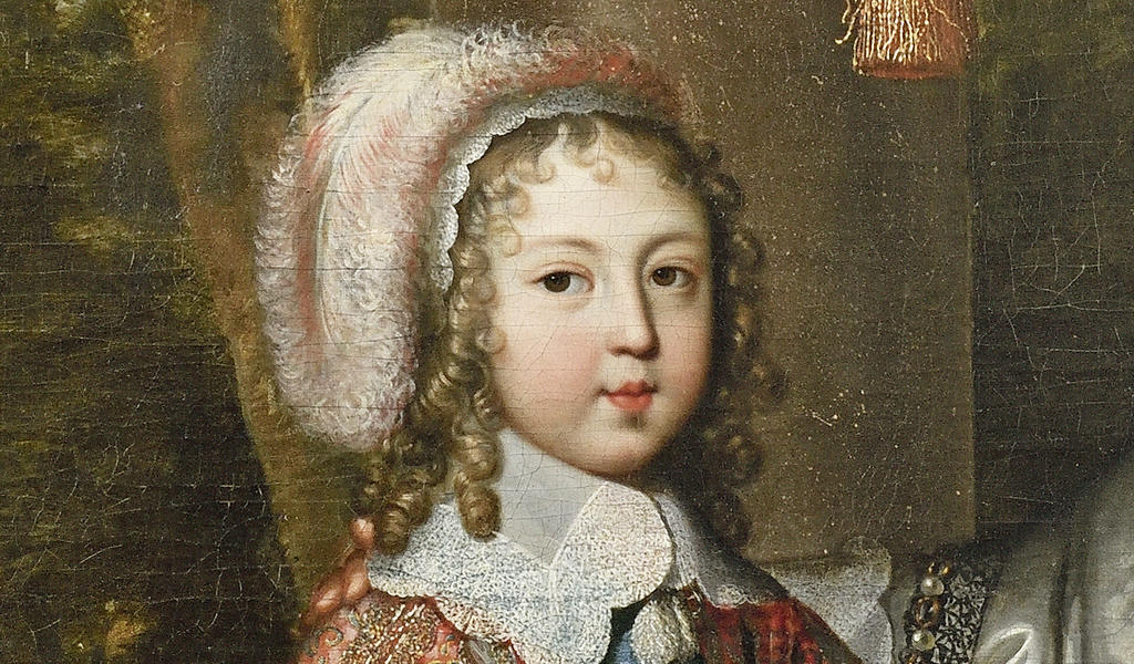 Charles (1604-1692) et Henri (1603-1677) Beaubrun, Portrait d’Anne d’Autriche (1601-1666) et du Dauphin Louis, futur Louis XIV (1638-1715) (détail), 1644-1645. Huile sur toile, 194 x 155 cm. Versailles, châteaux de Versailles et de Trianon. Vente Versailles, Osenat, le 18 mai 2025. Estimé : 150 000/200 000 euros. Adjugé : 489 440 euros (frais inclus).