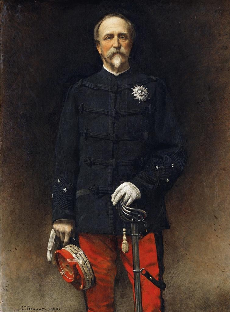 Léon Bonnat (1833-1922), Henri d’Orléans, duc d’Aumale en uniforme, 1880. Huile sur toile, 160 x 110 cm. Chantilly, château de Chantilly, inv. PE 552.