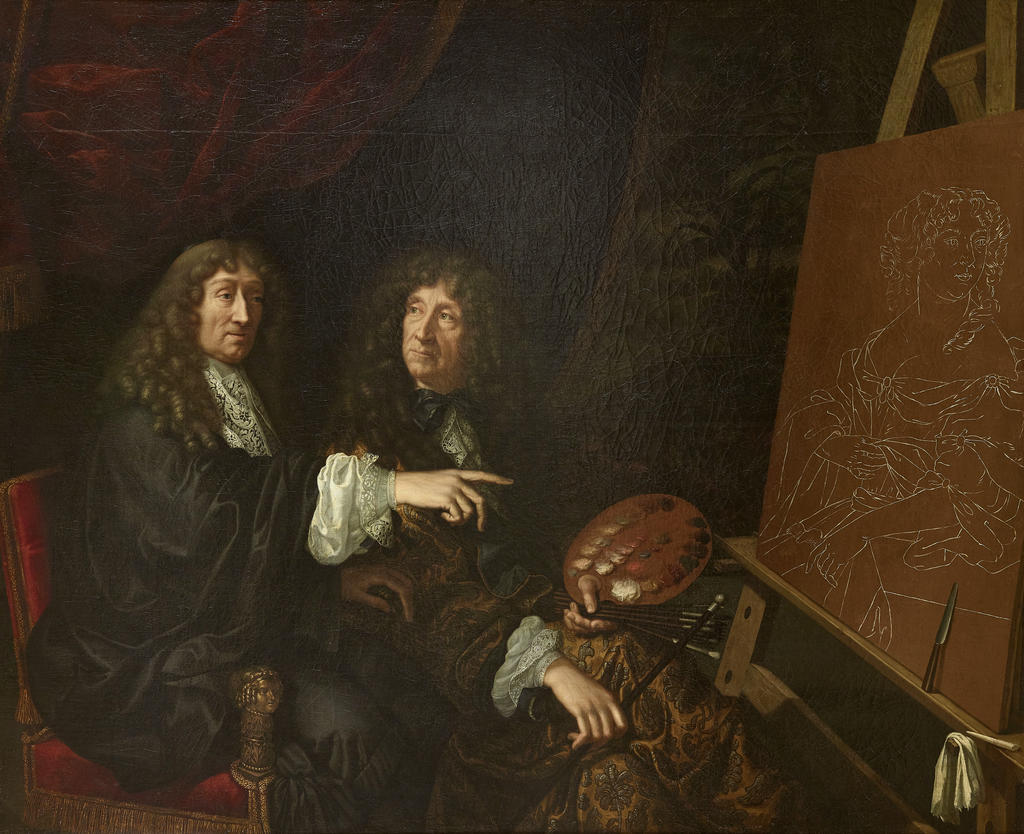 Martin Lambert (1630-1699), Henri et Charles Beaubrun, 1675. Huile sur toile, 146 x 180 cm. Versailles, châteaux de Versailles et de Trianon. 