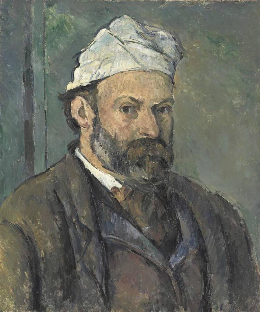 Paul Cézanne (1839-1906), Autoportrait, entre 1878 et 1880. Huile sur toile, 55,5 x 46,2 cm. Munich, Neue Pinakothek. 