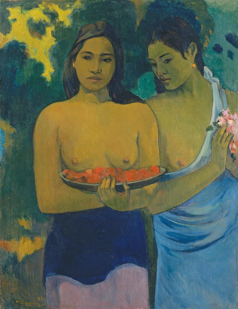 Paul Gauguin (1848-1906), Les Deux Tahitiennes, 1899. Huile sur toile, 94 x 72,4 cm. New York, Metropolitan Museum of Art. 