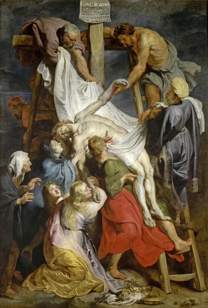 Peter Paul Rubens (1577-1640), La Descente de Croix, vers 1617. Huile sur toile, 425 x 295 cm. Lille, palais des Beaux-Arts. 