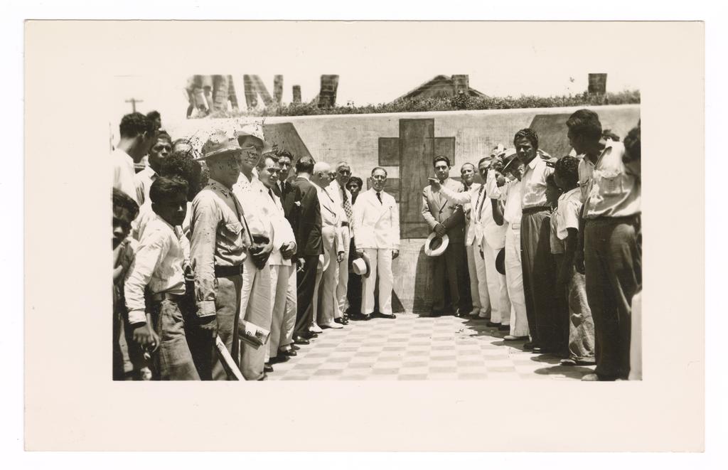 Photographie de Jacques Soustelle en Argentine, Nantes, Archives du ministère des Affaires étrangères, légation de France à Mexico.