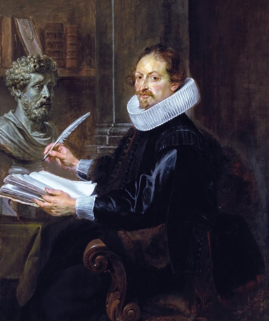 Pierre Paul Rubens, Jan Gaspard Gevartius, vers 1628-1631. Huile sur panneau, 119 x 98 cm. Anvers, Musée royal des beaux-arts.