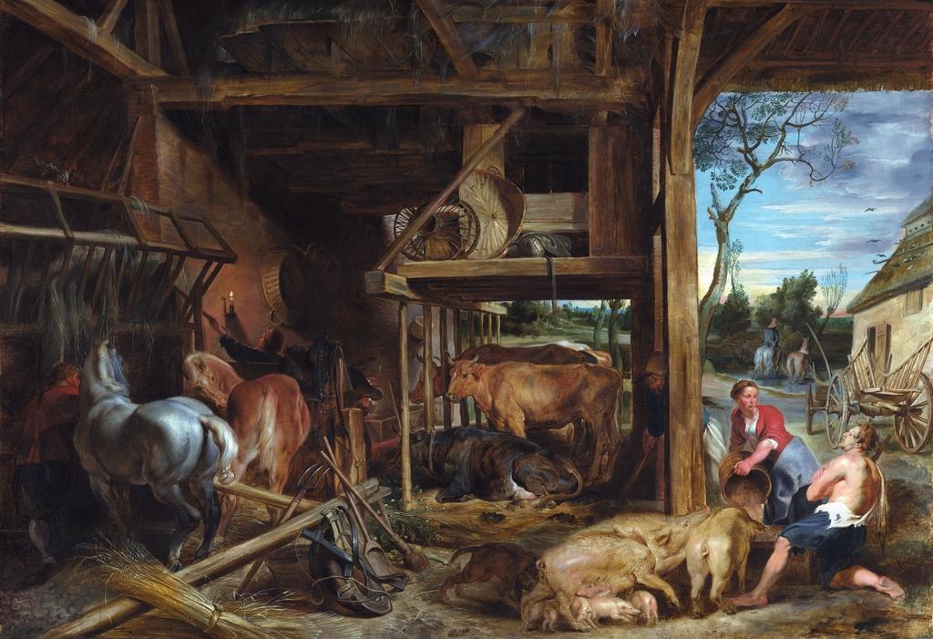 Pierre Paul Rubens, Le Fils prodigue, vers 1618. Huile sur panneau, 111 x 159 cm. Anvers, Musée royal des beaux-arts.