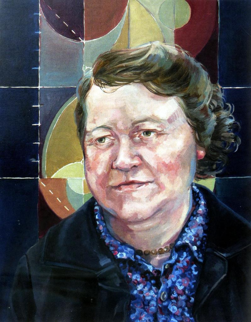 Portrait à l’huile de Françoise Henry (1902‑1982). Dublin, collection particulière. 