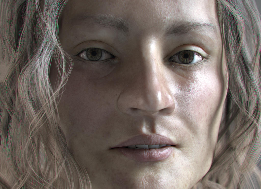 Reconstruction faciale de Sextameta, jeune Gauloise sacrifiée du IIIe siècle avant notre ère et retrouvée dans un silo de Marsal en Moselle.