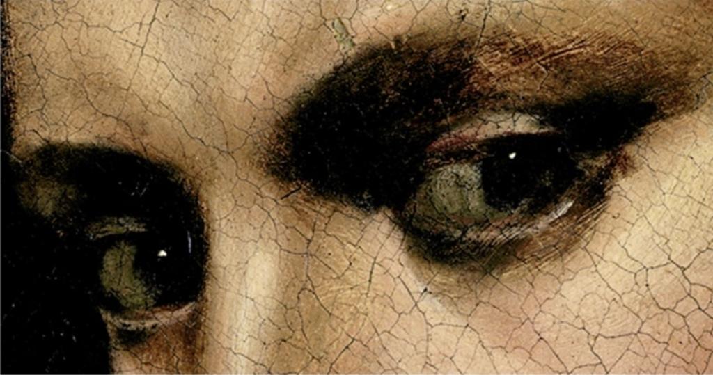 Détail du regard de Judith.