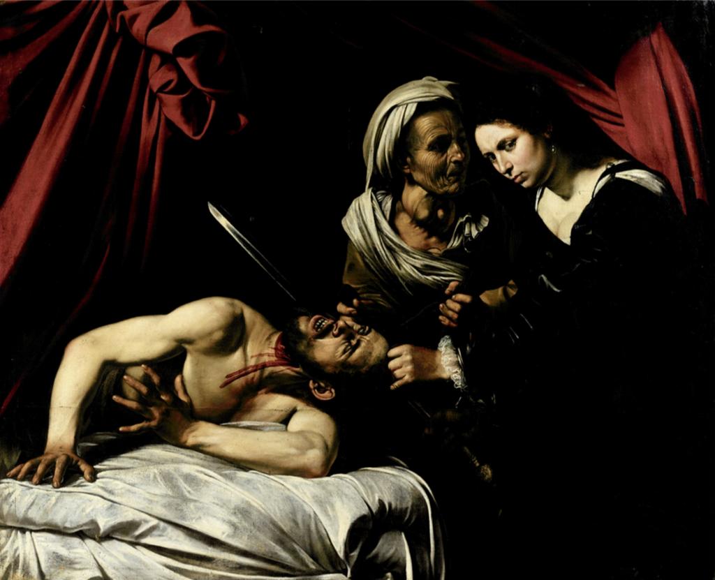 Michelangelo Merisi dit Caravage (1571-1610) (?), Judith et Holopherne, vers 1607. Huile sur toile, 144 x 173,5 cm. Estimé : 100/150 M€.