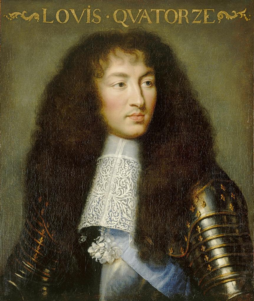 Charles Le Brun (1619-1690), Louis XIV, roi de France et de Navarre, vers 1662. Huile sur toile, 67,5 x 57,5 cm. Versailles, châteaux de Versailles et de Trianon.
