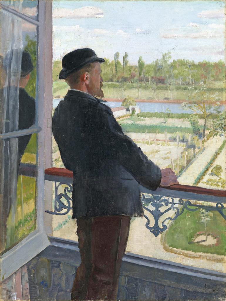 Christian Krohg (1852-1925), Le Peintre suédois Karl Nordström, 1882. Huile sur toile, 61 x 46,5 cm. Oslo, Nasjonalmuseet. 