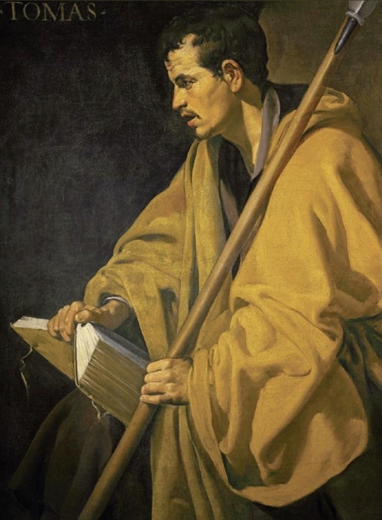 Diego Velázquez, Saint Thomas, vers 1618-1622. Huile sur toile, 94 x 73 cm. Orléans, musée des Beaux-Arts.