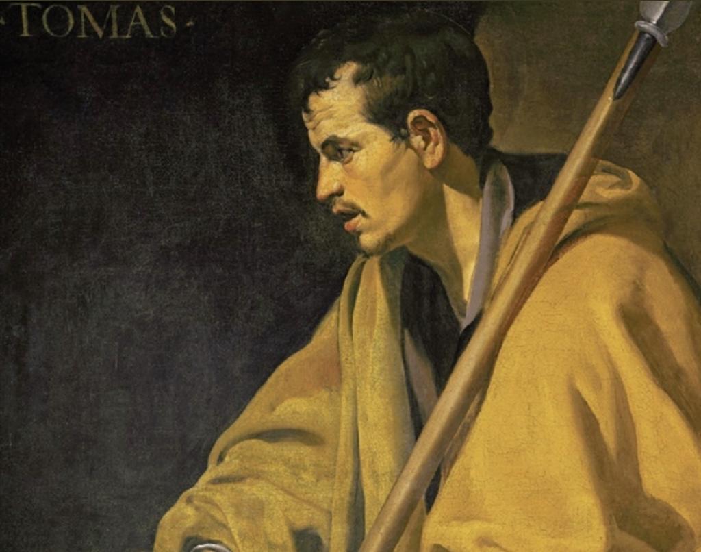 Diego Velázquez, Saint Thomas (détail), vers 1618-1622. Huile sur toile, 94 x 73 cm. Orléans, musée des Beaux-Arts.