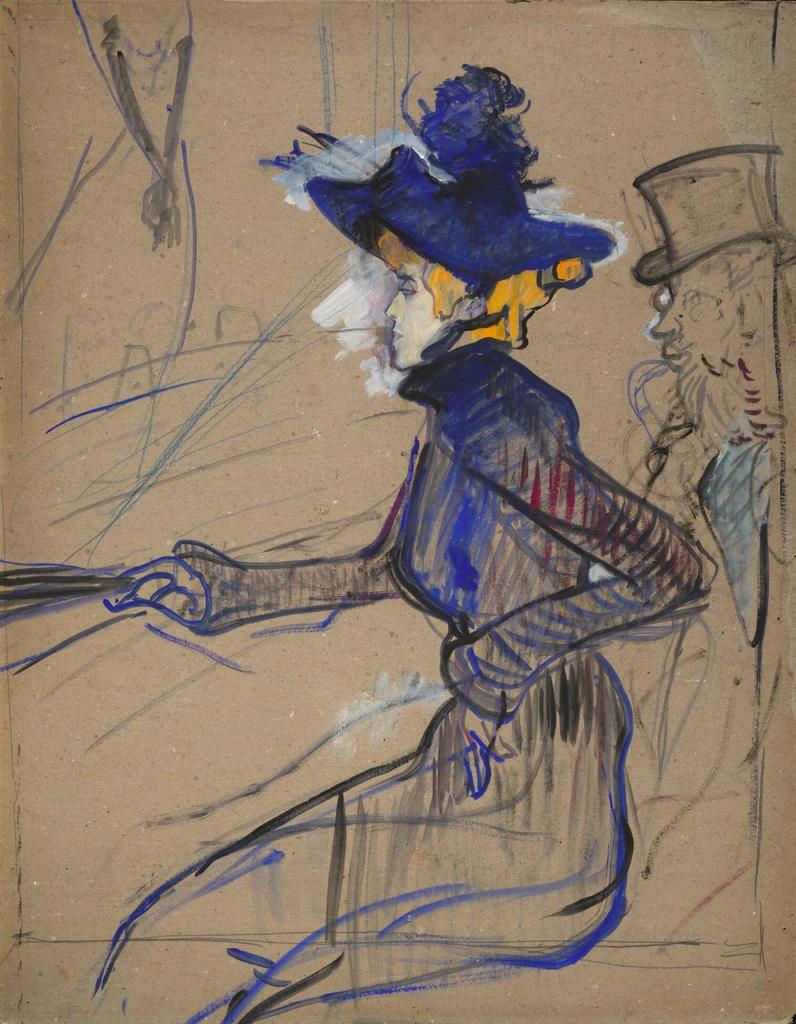 Henri de Toulouse-Lautrec (1864-1901), Jane Avril au Divan Japonais, 1892. Huile sur toile, 82,5 x 64,5 cm. Vente Paris, Christie’s, 9 avril 2025. Estimé : 2,5/3,5 M€ Adjugé : 5 340 000 € (frais inclus).