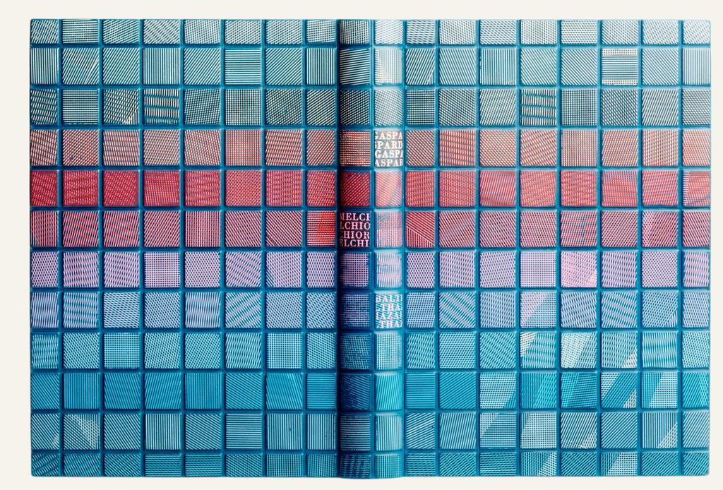 Michel Tournier, Gaspard, Melchior et Balthazar, 1980, Paris, Gallimard. Reliure de Benjamin Elbel. Collection privée en France.