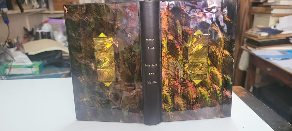 Marcel Aymé, Derrière chez Martin. Reliure de Florent Rousseau, 2024