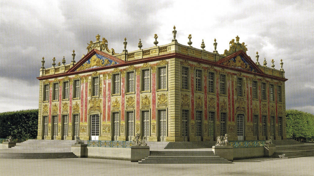 Restitution 3D du pavillon royal.