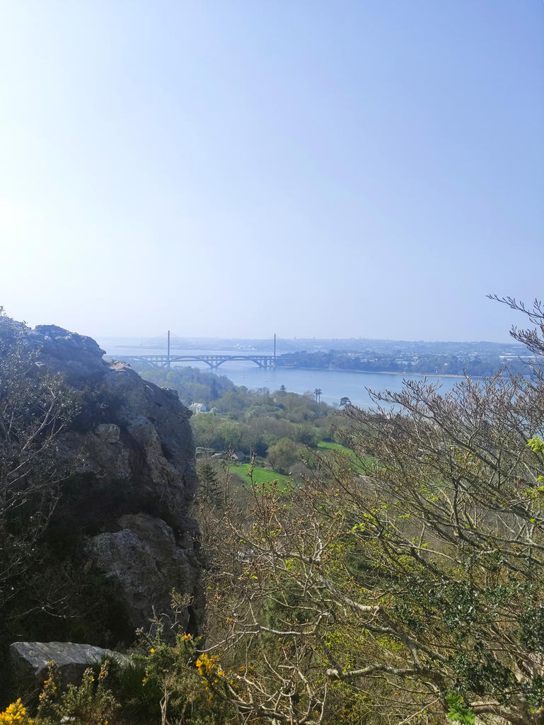 Vue actuelle au sommet du Rocher de l’Impératrice.