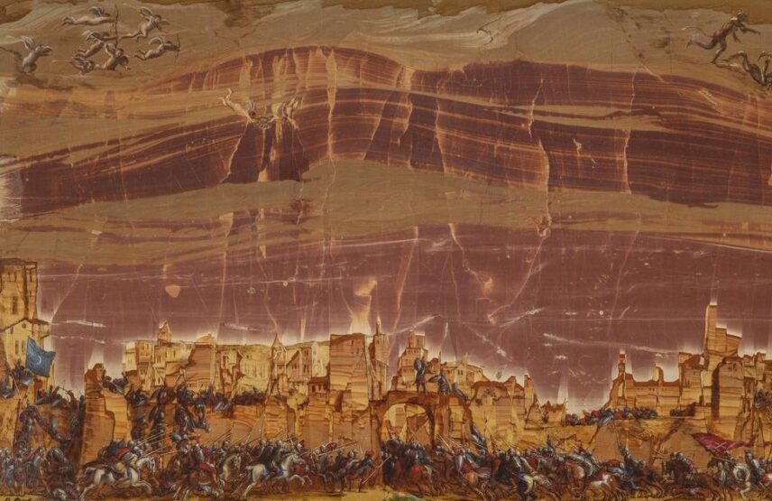 Antonio Tempesta (1555-1630), La Prise de Jérusalem. Rome, Galleria Borghese. Photo service de presse.