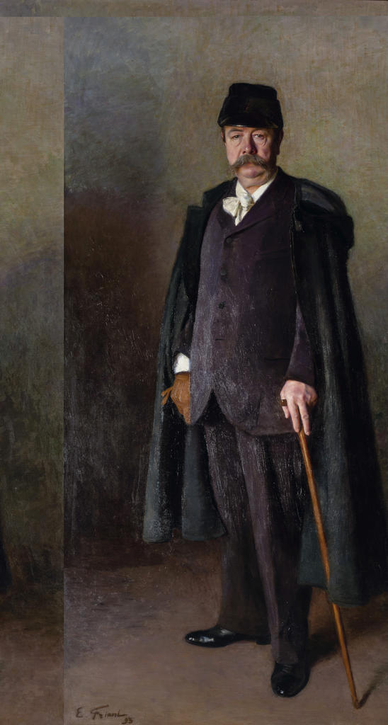Émile Friant (1863-1932), Portrait de Charles Frederick Worth, 1893. Huile sur toile, 226,7 x 123,8 cm. Paris, musée d’Orsay.