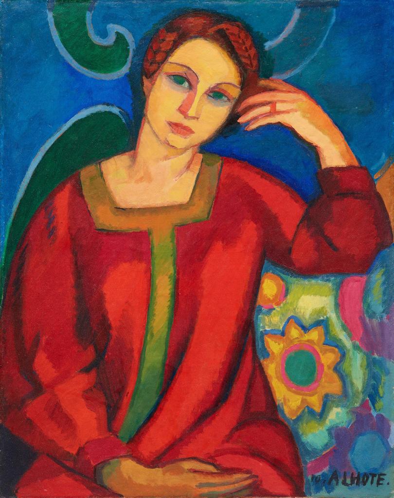 André Lhote (1885-1962), Portrait de ma femme, 1910. Huile sur toile (recto ; verso), 92,2 x 73 cm. Vente Paris, Christie’s, 27 mai 2025. Estimé : 40 000/60 000 €. Adjugé : 277 200 € (frais inclus).