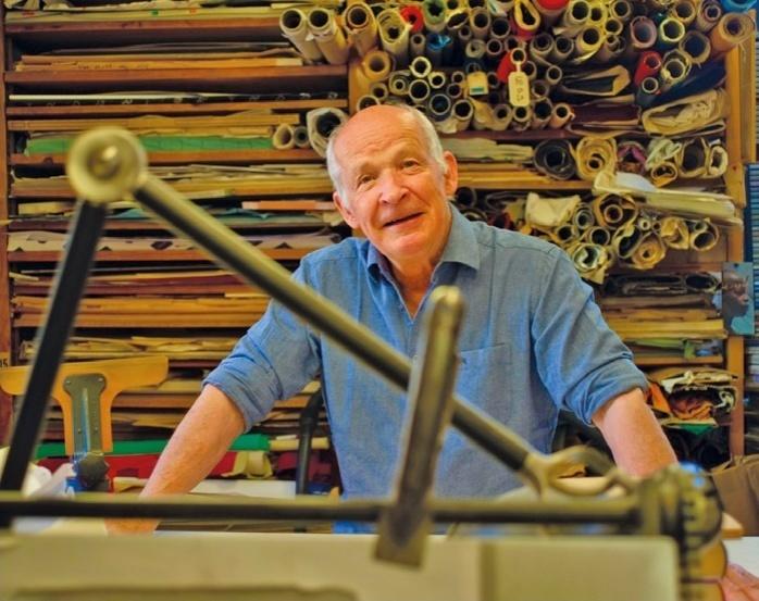 Jean Luc Honegger dans son atelier.