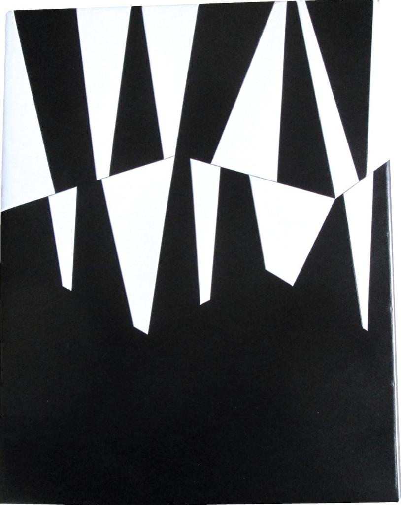 Paul Morand, Excelsior, tapuscrit corrigé à la main. Box noir et blanc séparés au milieu du dos, décor de pièces de mosaïque blanches sur le premier plat noir, décor de pièces de mosaïque noires sur le second plat blanc, 2016.