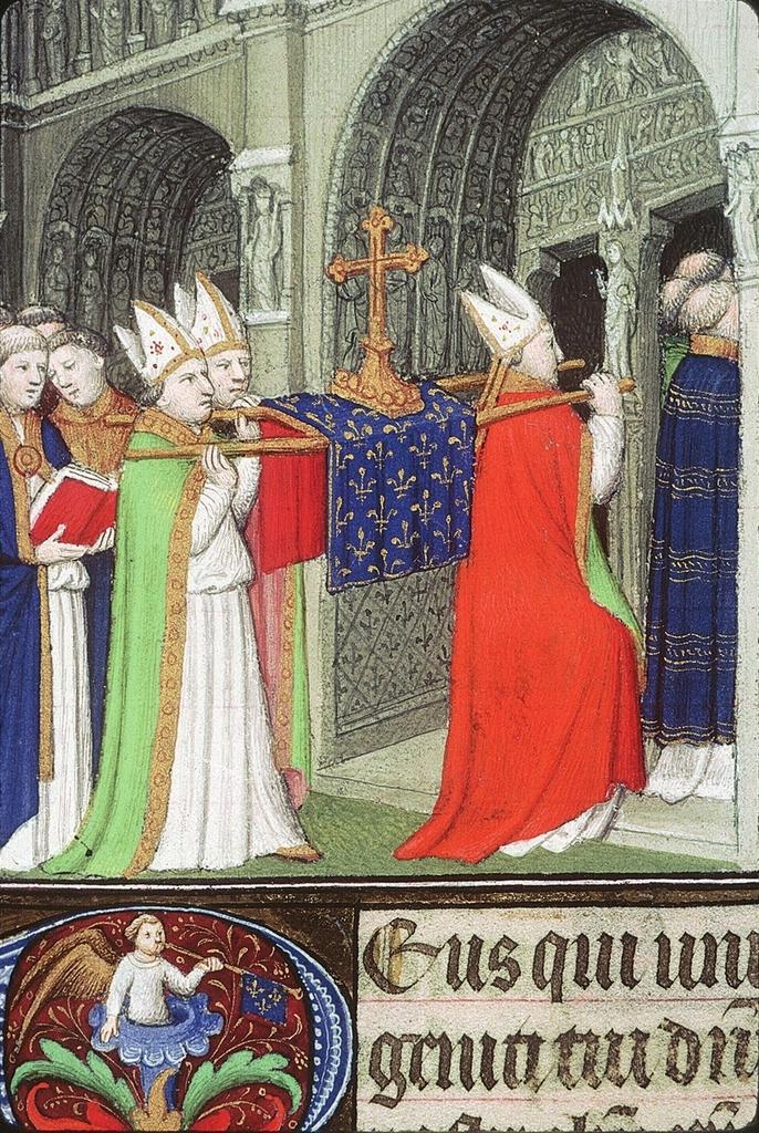 Bréviaire à l’usage de Paris de Louis de Guyenne (détail), Paris, vers 1413-1414. Parchemin, 27 x 19,7 cm. Châteauroux, médiathèque Équinoxe, ms. 2 (B 252), f. 265.