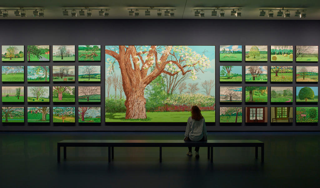 Vu de la galerie 5 de l'exposition où est exposée la série 220 for 2020.