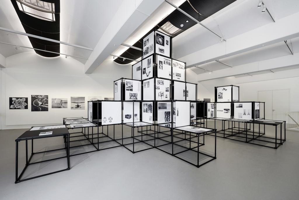 Exposition André Hermant, Architecte iconographe, in situ, Le Quadrilatère, 2025.