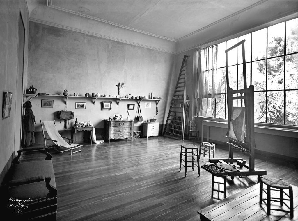 La maison-atelier des Lauves, 1950.