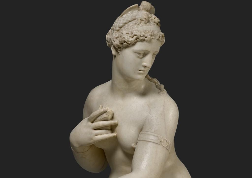 Jean de Bologne, dit Giambologna (1529-1608), Fata Morgana (détail), vers 1572. Marbre, H. 99 cm. Cleveland, Cleveland Museum of Art.