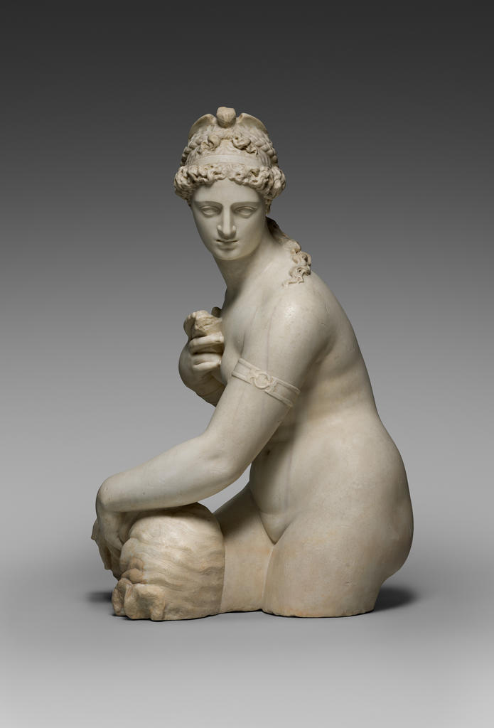 Jean de Bologne, dit Giambologna (1529-1608), Fata Morgana, vers 1572. Marbre, H. 99 cm. Cleveland, Cleveland Museum of Art. 