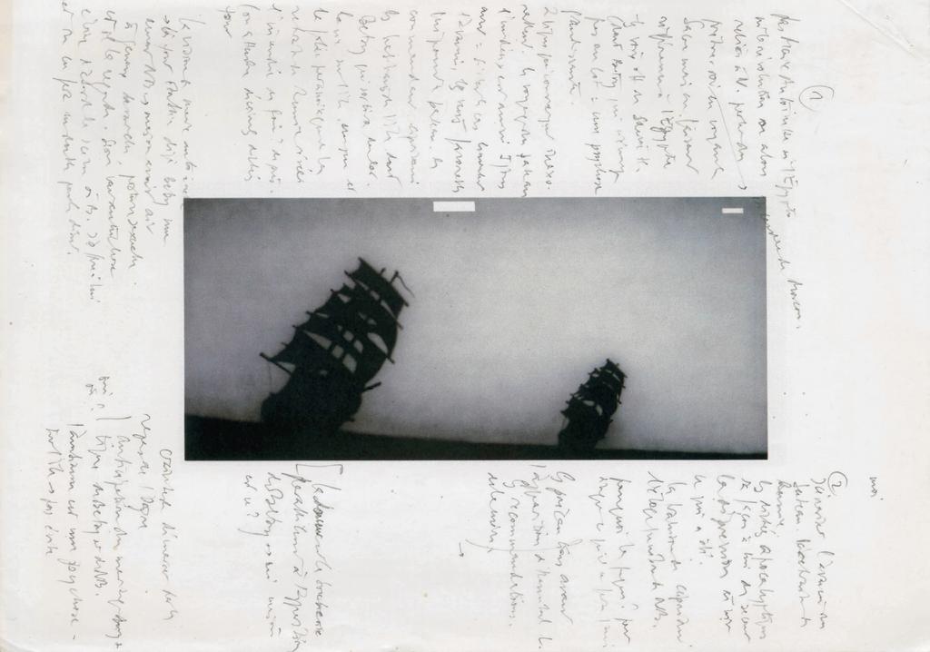 Notes de travail pour Le Maître de Longwood (2001), un film que Patrice Chéreau ne réalisa finalement pas.