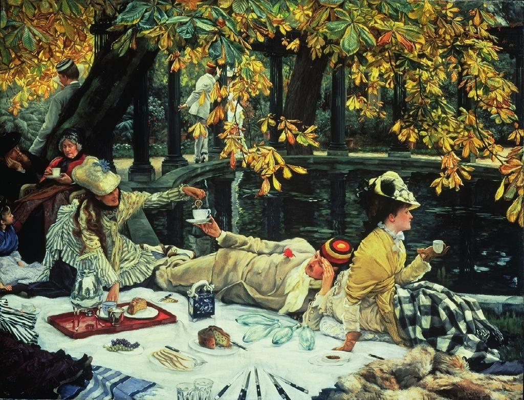 Jour Saint (Vacances), vers 1876. Huile sur toile, 76,2 x 99,4 cm. Londres, Tate Collection.