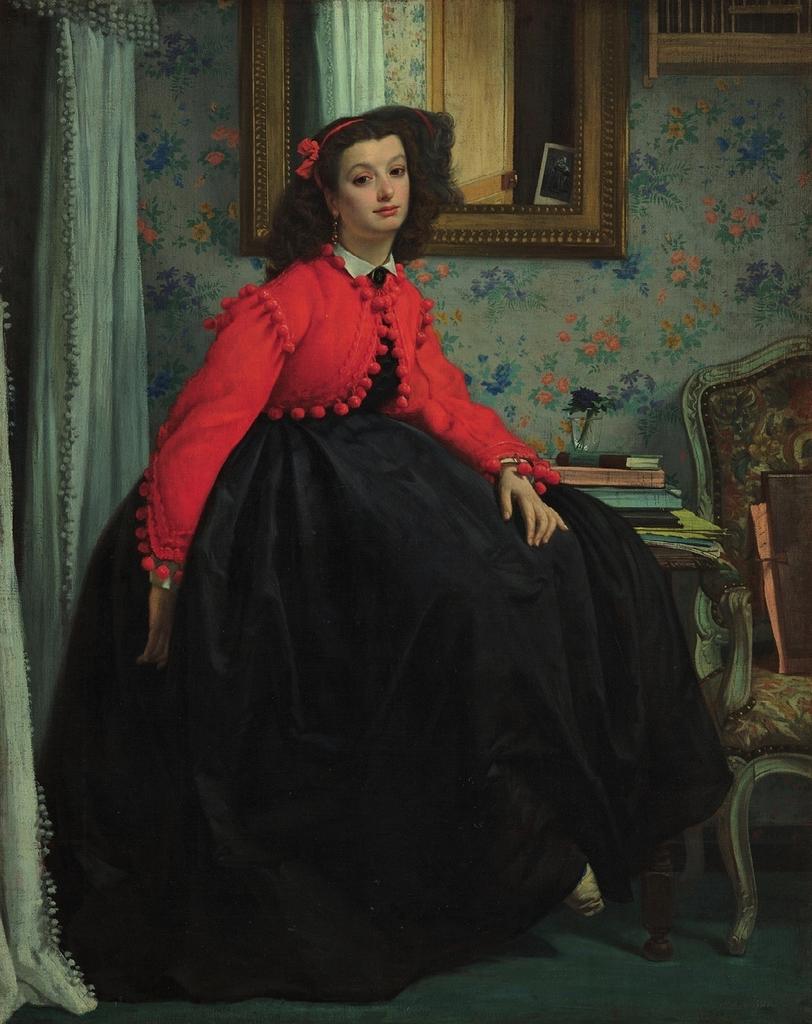 Portrait de Mlle L. L., 1864. Huile sur toile, 123,5 x 99 cm. Paris, musée d’Orsay.