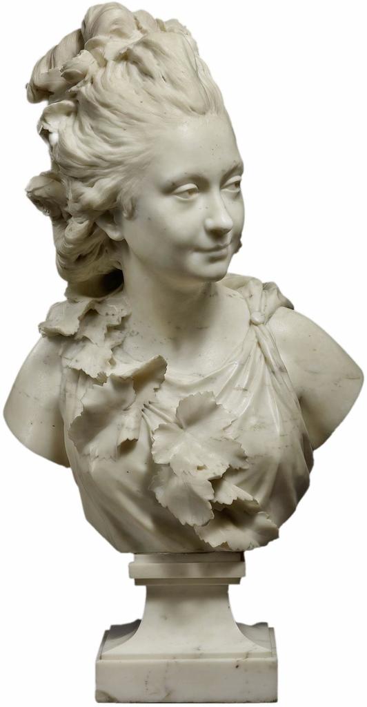 Jean-Antoine Houdon (1741-1828), Élisabeth-Suzanne de Jaucourt, comtesse de Cayla, 1777. Marbre, H. 54 cm. © Joseph Coscia Jr.