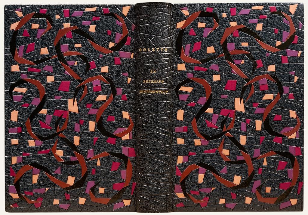 Colette, La Retraite sentimentale (1907), Paris, Mercure de France, édition originale reliée par Pierre-Lucien Martin en 1956, estimé entre 800 et 1 000 €, adjugé 7500 € (lot 27). Vente Alde du 27 mai 2025. Expert : Librairie Giraud-Badin. 