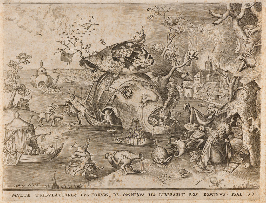 La Tentation de saint Antoine, d’après Bruegel l’Ancien, gravé par P. van der Heyden (XVIe siècle), estimé entre 6 000 et 8 000 €. Adjugé : 41 600 € (lot 5). Vente Ader du 28 mai 2025. Expert : Hélène Bonafous-Murat.