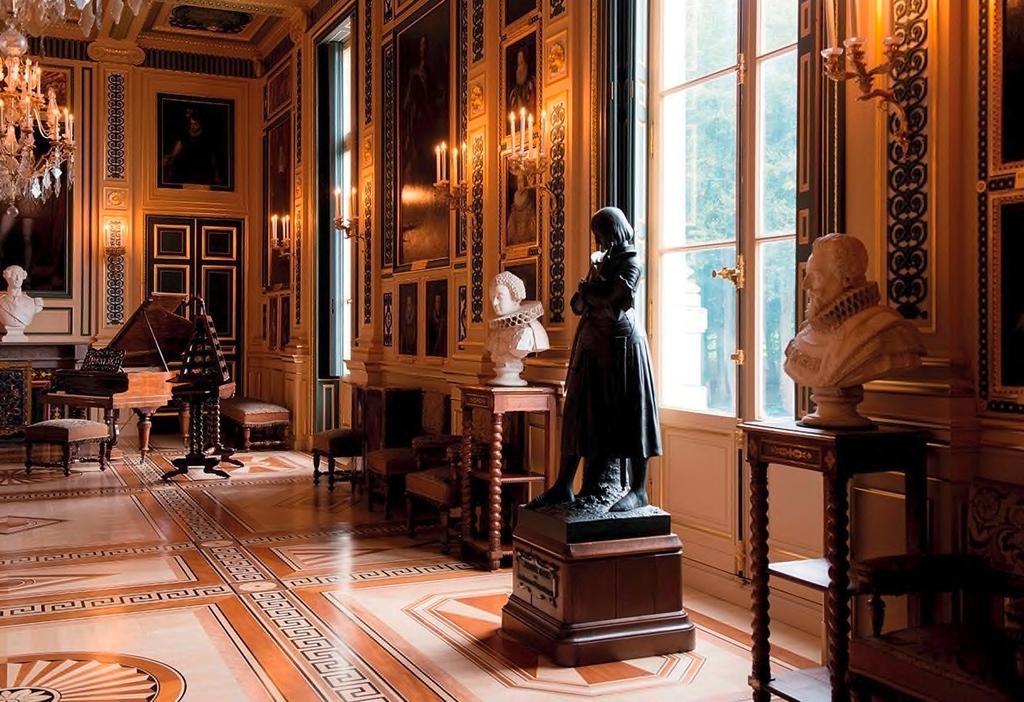 Vue intérieure du musée-château Louis-Philippe à Eu.