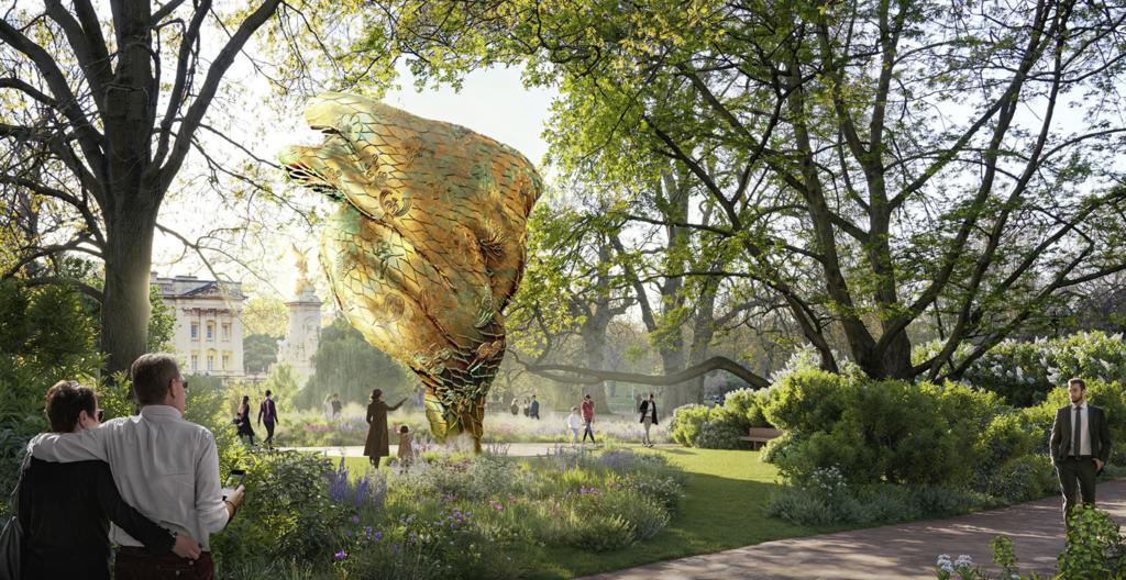 Dans le Commonwealth Garden s’élèvera une sculpture de l’artiste Yinka Shonibare.