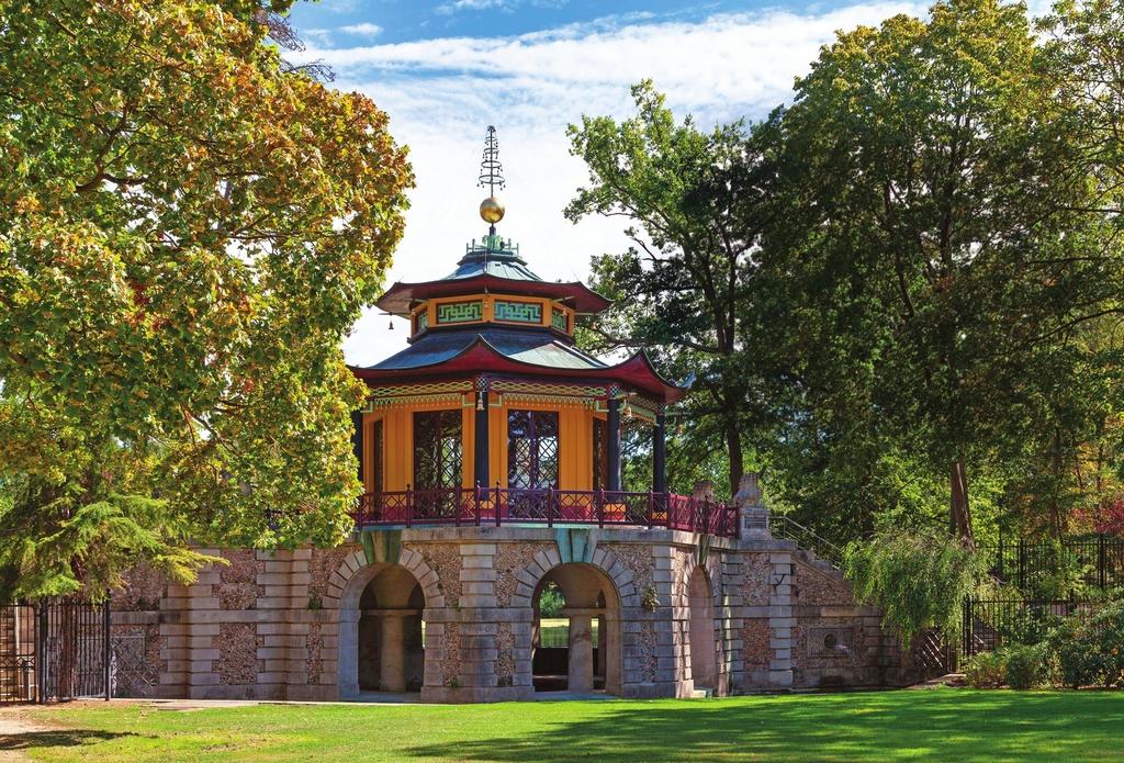 Le Pavillon chinois de Cassan à L’Isle-Adam (Val-d’Oise).