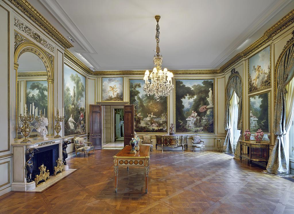 La salle Fragonard à la Frick Collection.