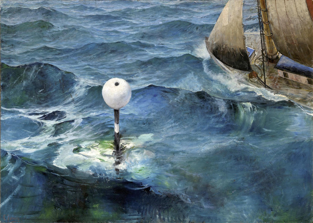 Christian Krohg, Le Haut-Fond [Kobbegrunnen], vers 1897. Huile sur toile, 140 x 200 cm. Bergen, Kode Bergen Art Museum.