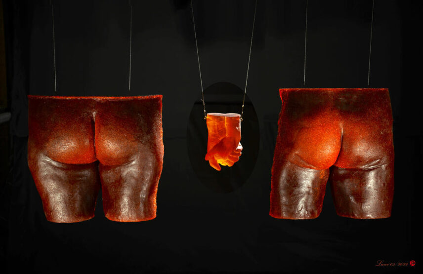 Willy Declercq / Luwi, Harmony (Harmonie), 2024. Verre, pâte de verre.